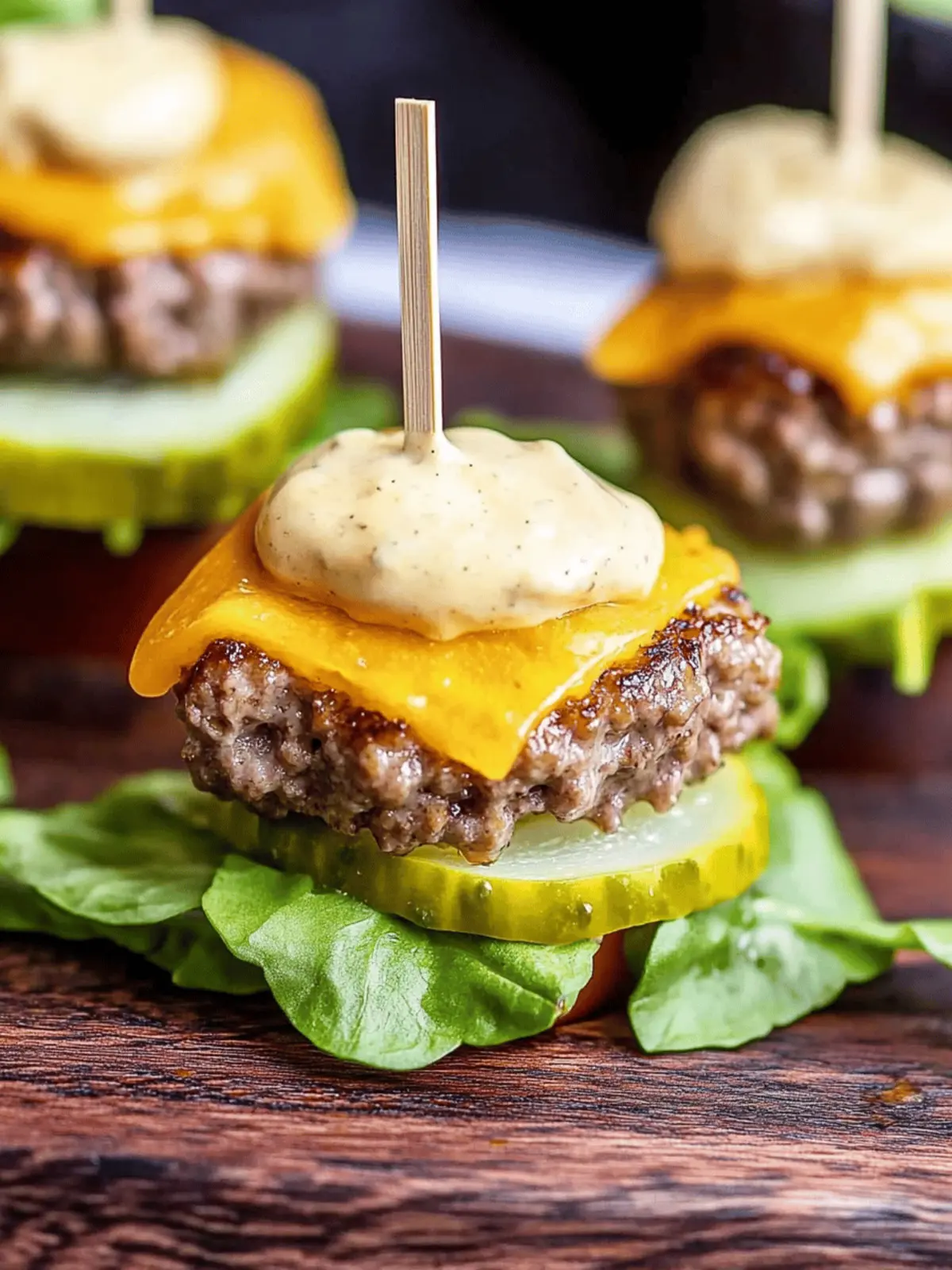 Keto Big Mac Bites