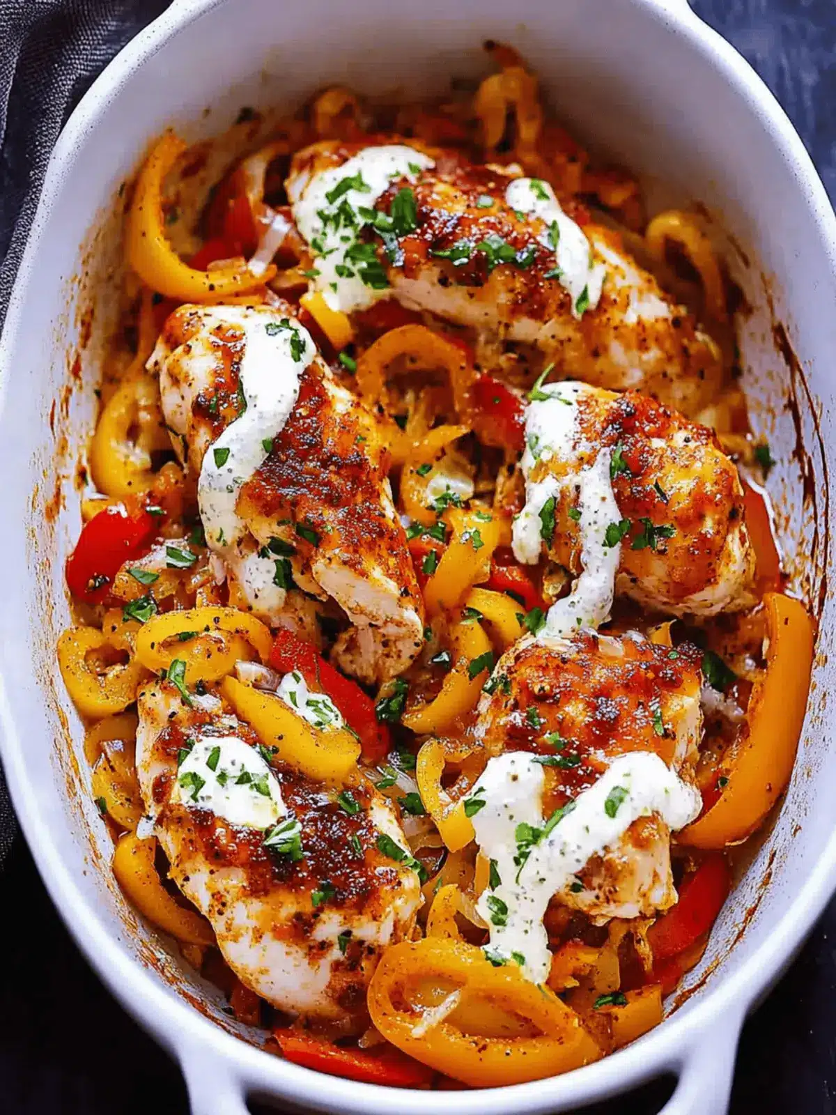 Cajun Chicken with Bell Peppers