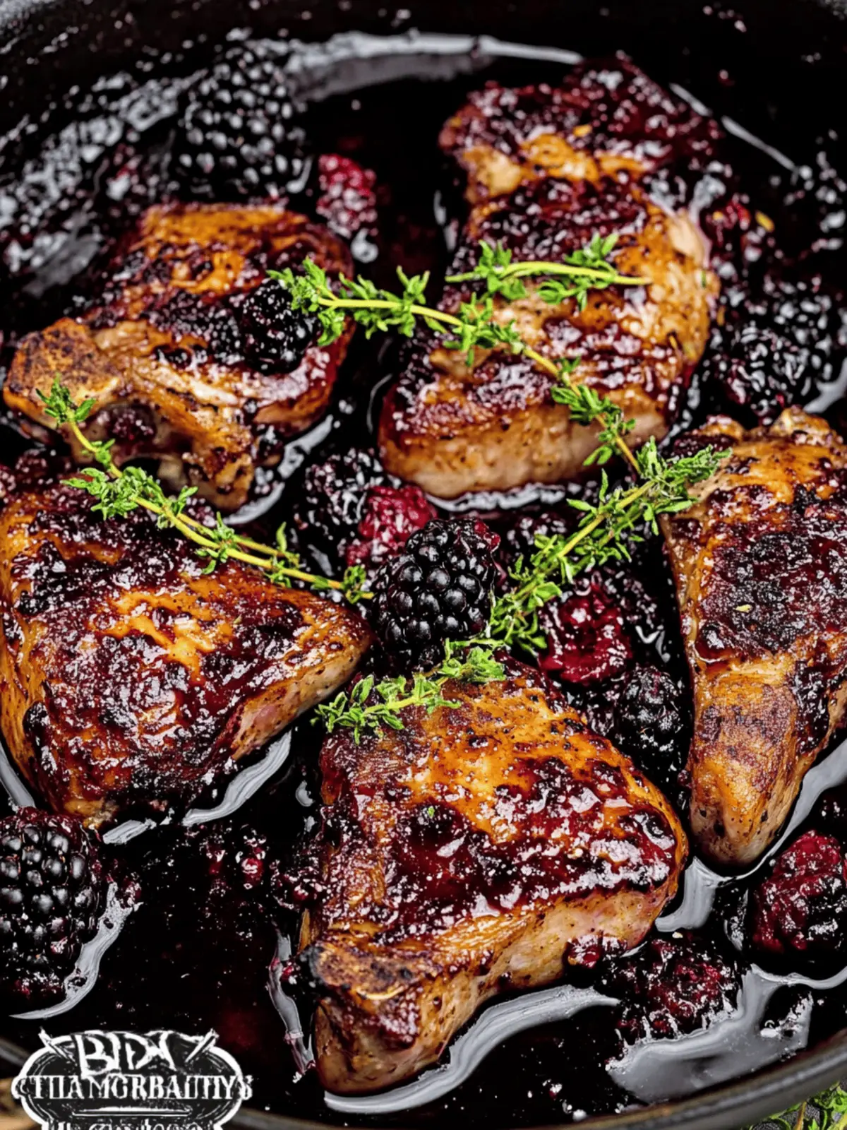 Blackberry Pork Chops