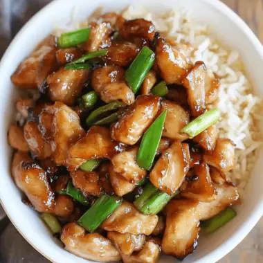Chinese Scallion Chicken