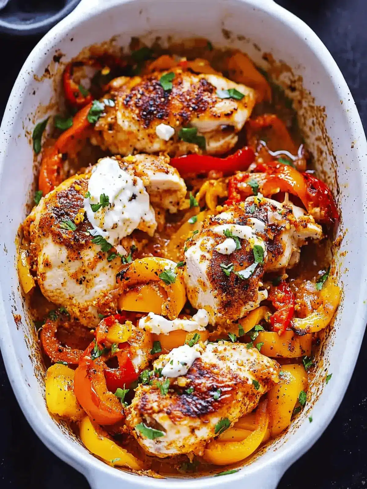 Cajun Chicken with Bell Peppers