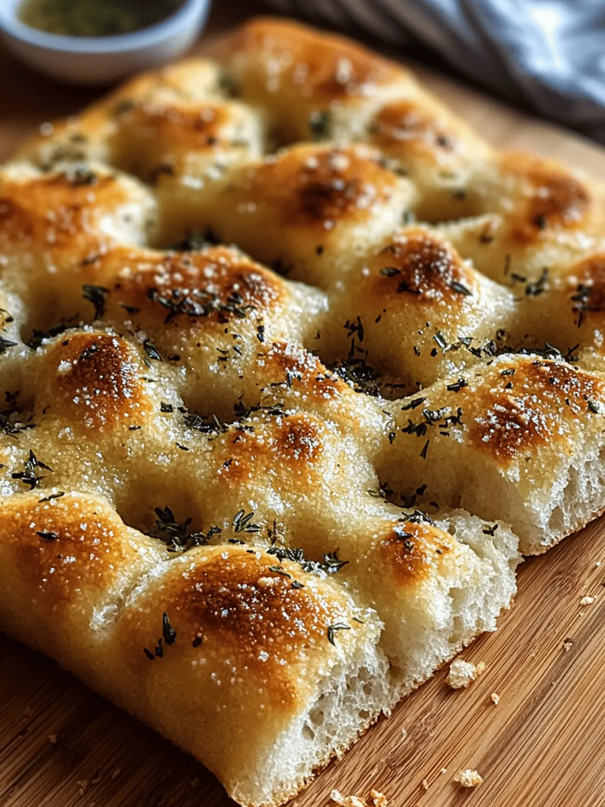Garlic Parmesan Focaccia