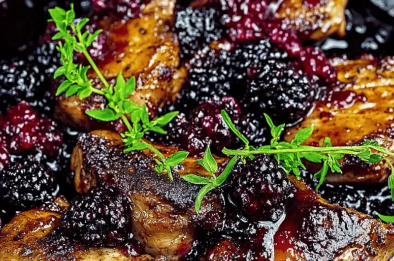 Blackberry Pork Chops