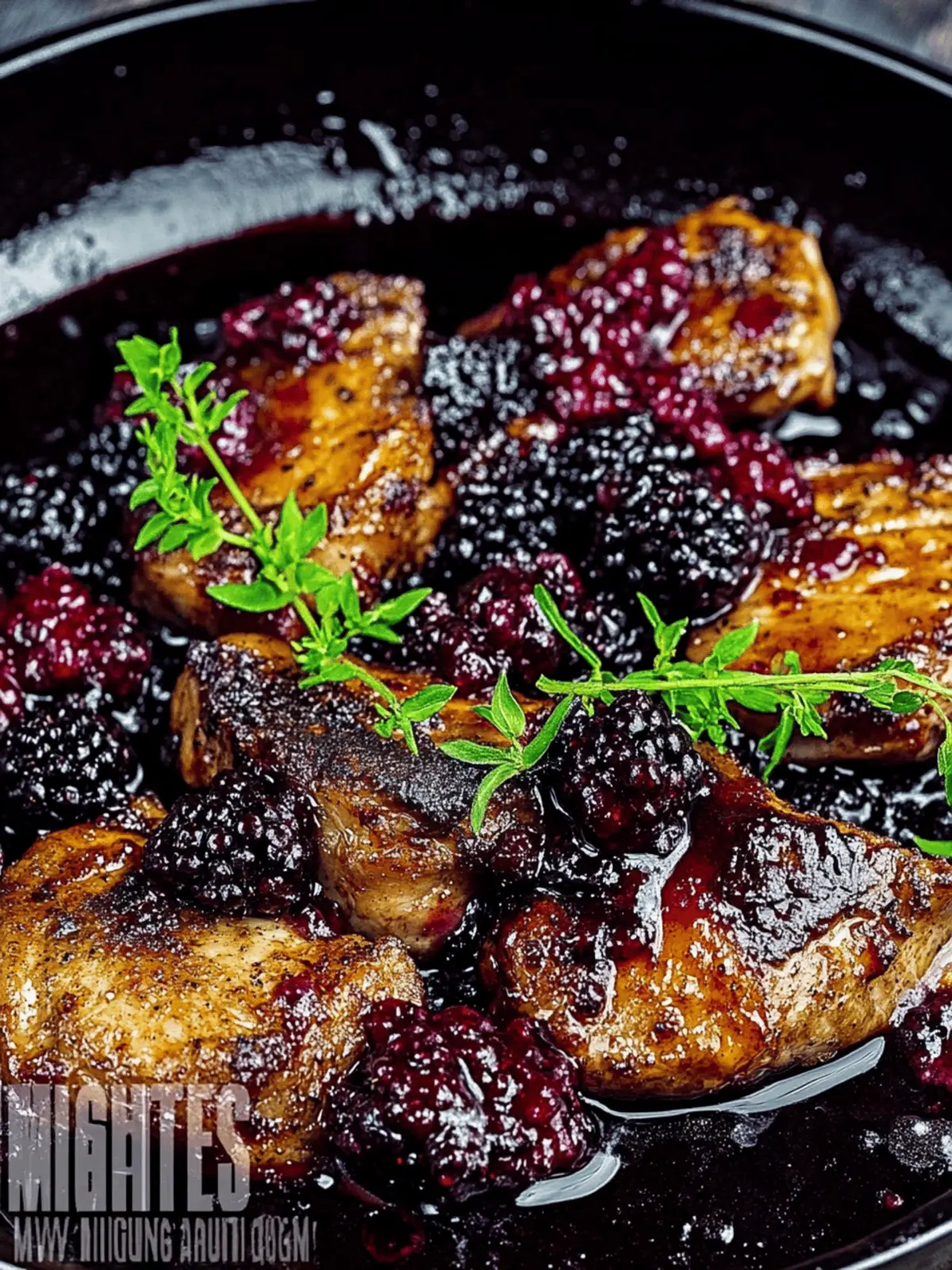 Blackberry Pork Chops