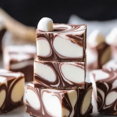 Marshmallow Swirl Fudge
