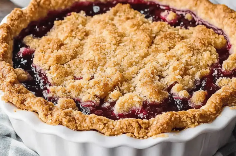 Cherry Crumb Pie