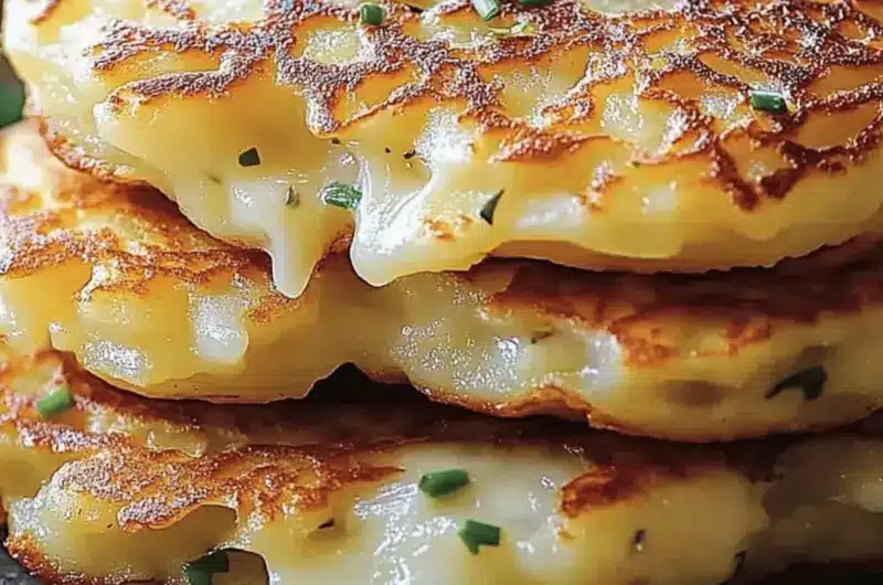 Potato and Onion Cheese Pancakes