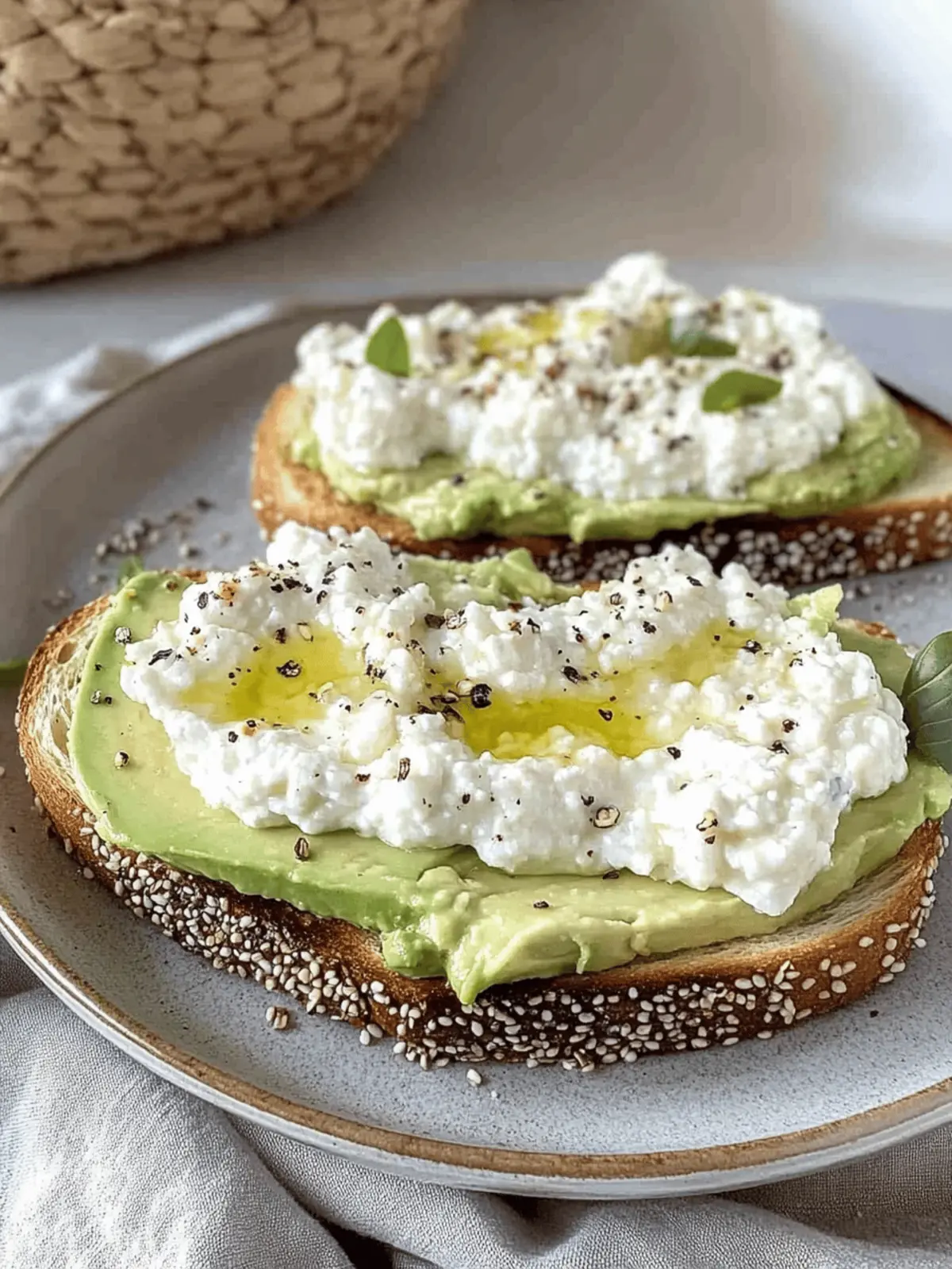 Creamy Cottage Cheese Avocado Toast: A Quick Breakfast Delight 5 Creamy Cottage Cheese Avocado Toast