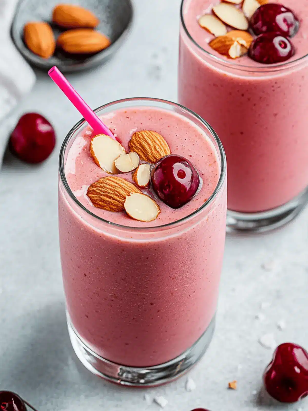 Almond Cherry Smoothie