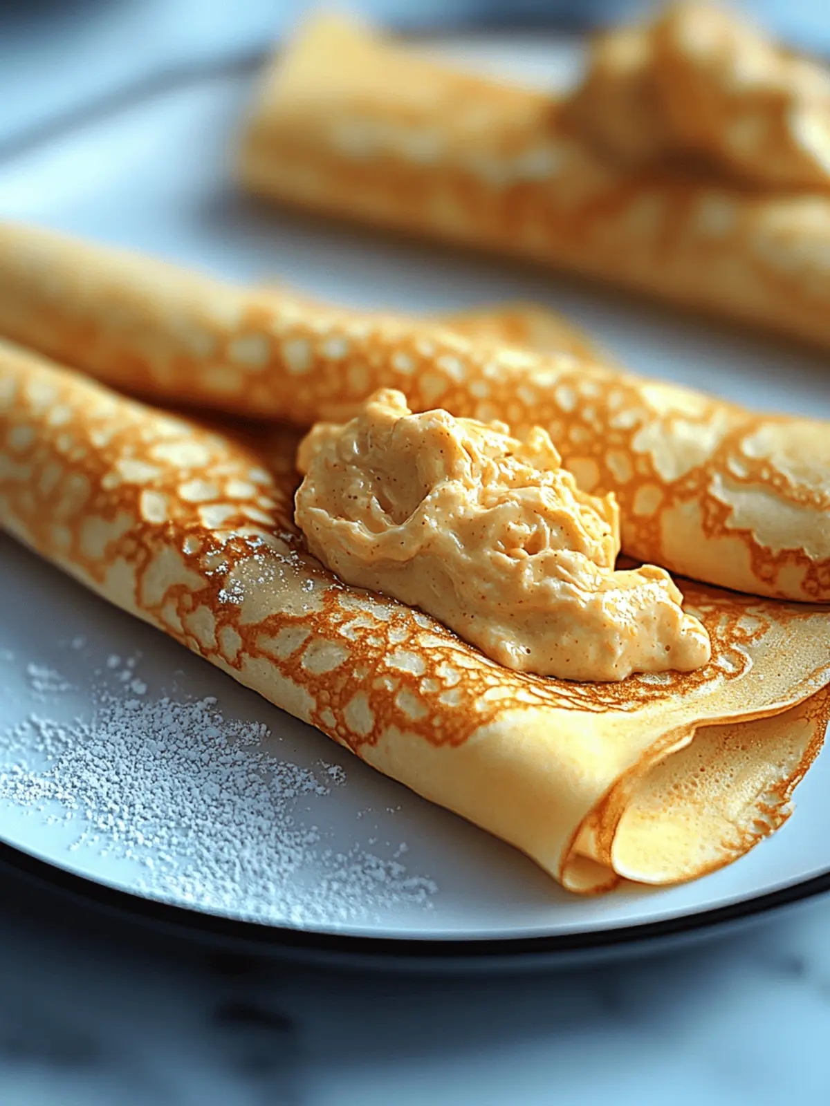 Delicious Pumpkin Crepes with Pumpkin Filling for Fall Bliss 4 Pumpkin Crepes with Pumpkin Filling