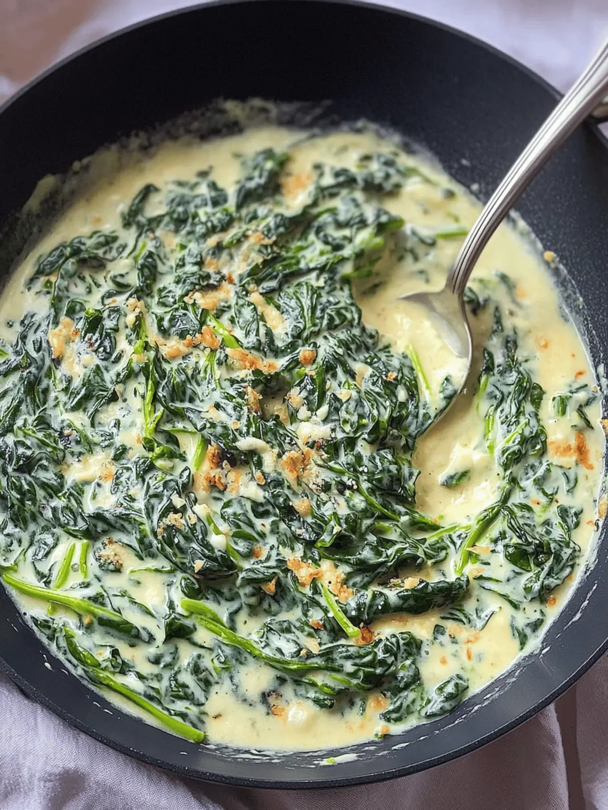 Keto Creamed Spinach with Boursin