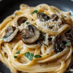Caramelized Leek and Mushroom Gruyere Pasta