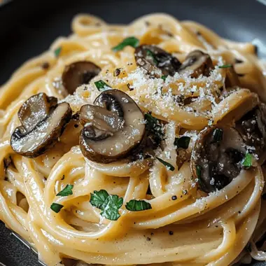 Caramelized Leek and Mushroom Gruyere Pasta
