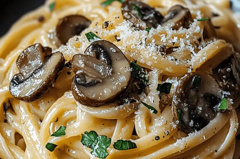 Savory Caramelized Leek and Mushroom Gruyere Pasta Delight 1 Caramelized Leek and Mushroom Gruyere Pasta