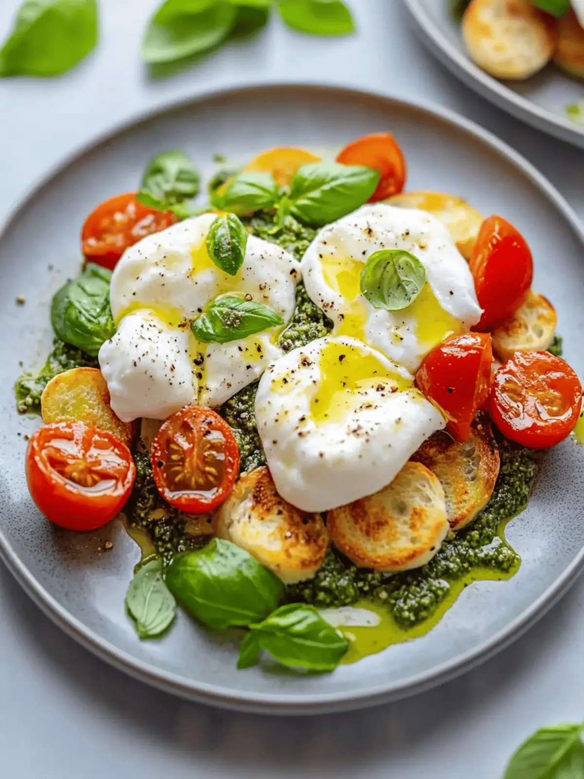 Burrata and Pesto