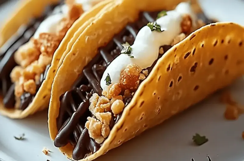 Homemade Choco Tacos