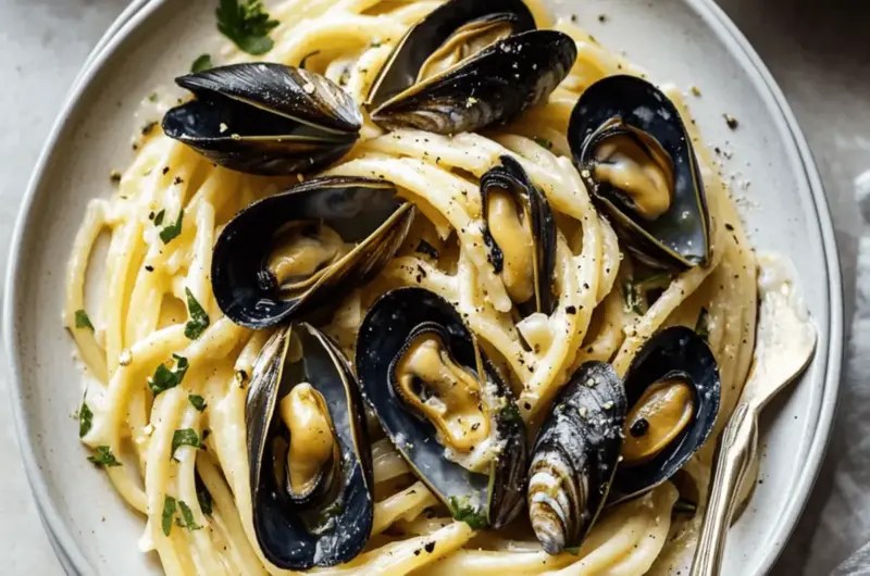 Irresistibly Creamy Avgolemono Mussels With Pasta Delight 1 Creamy Avgolemono Mussels With Pasta