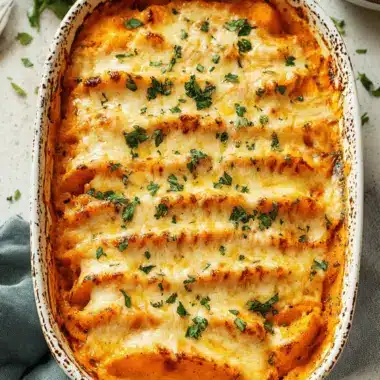 Chipotle Gouda Scalloped Sweet Potatoes