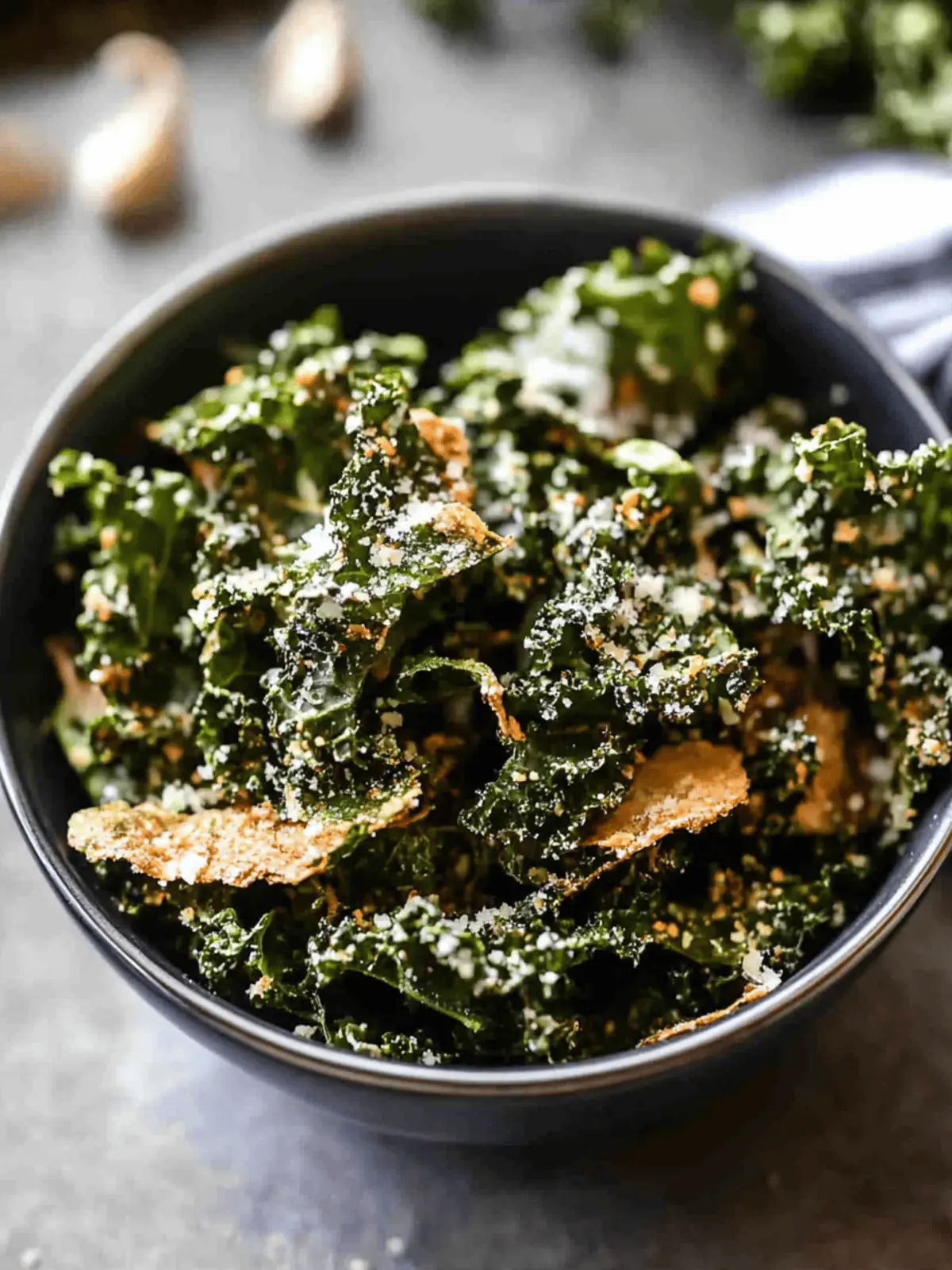 Irresistible Garlic and Parmesan Kale Chips in Minutes 4 Garlic and Parmesan Kale Chips