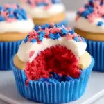 Red White and Blue Cupcakes