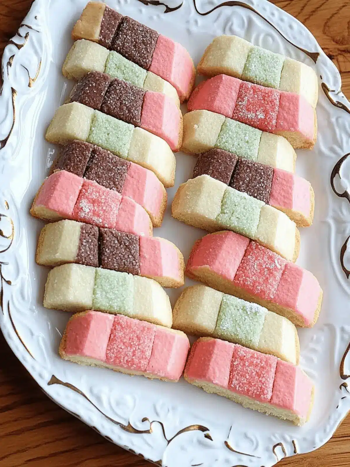 Italian Spumoni Cookies