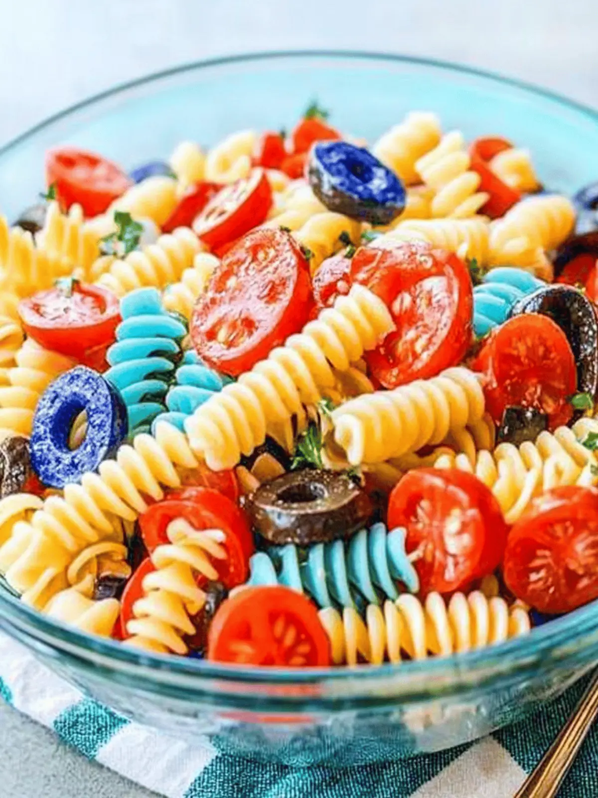 Red, White, and Blue Pasta Salad
