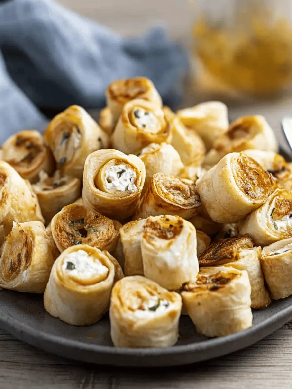 Cream Cheese Tortilla Bites