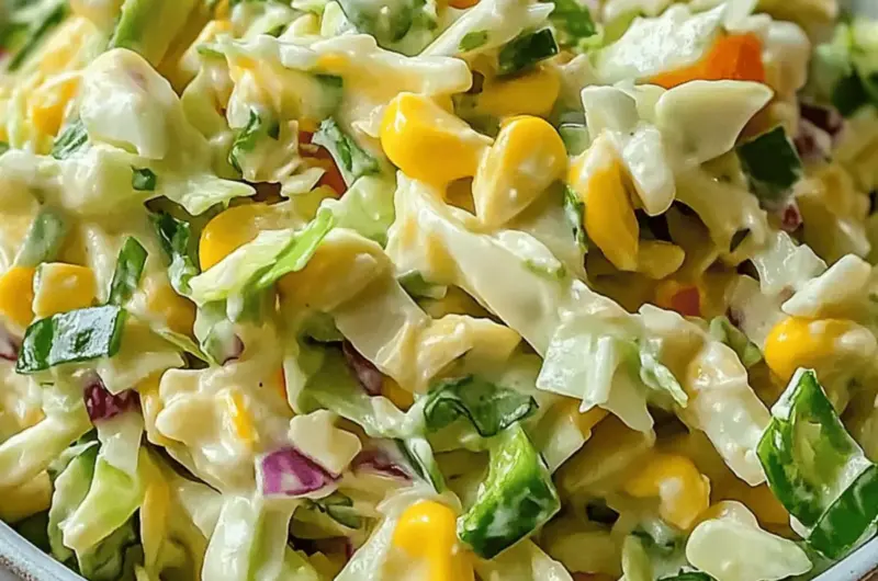 Jalapeno Corn Coleslaw