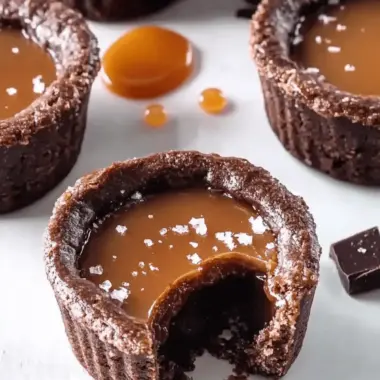 Chocolate Salted Caramel Tarts