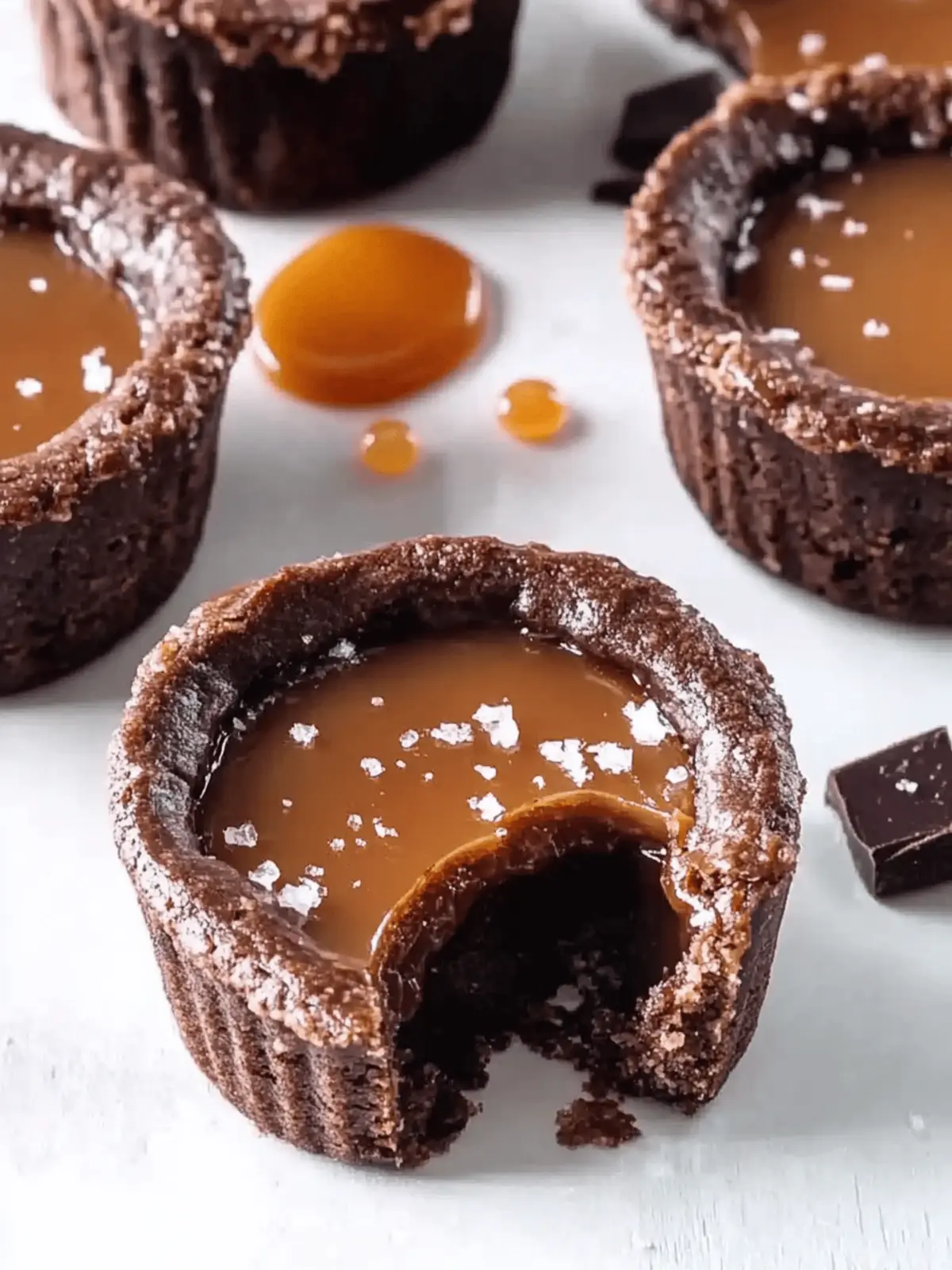 Chocolate Salted Caramel Tarts