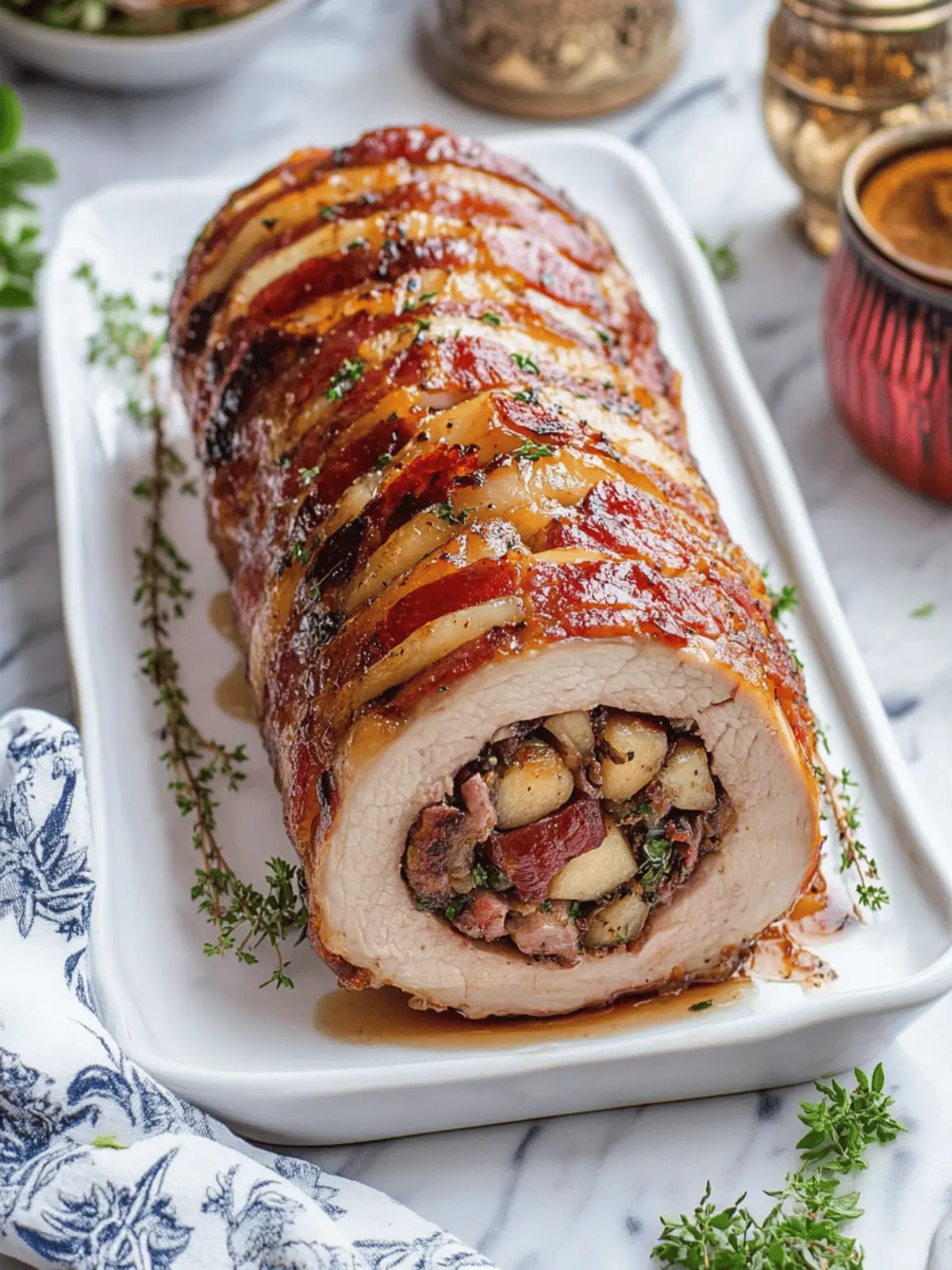 Savory Apple & Bacon Stuffed Pork Loin for Cozy Nights 4 Apple & Bacon Stuffed Pork Loin