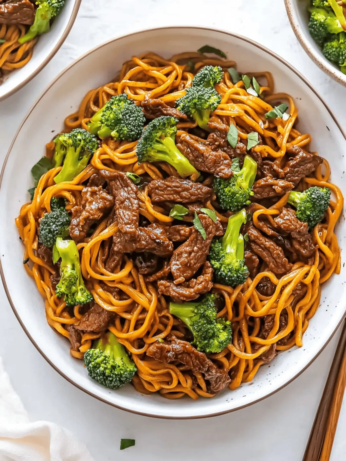 Beef and Broccoli Noodles