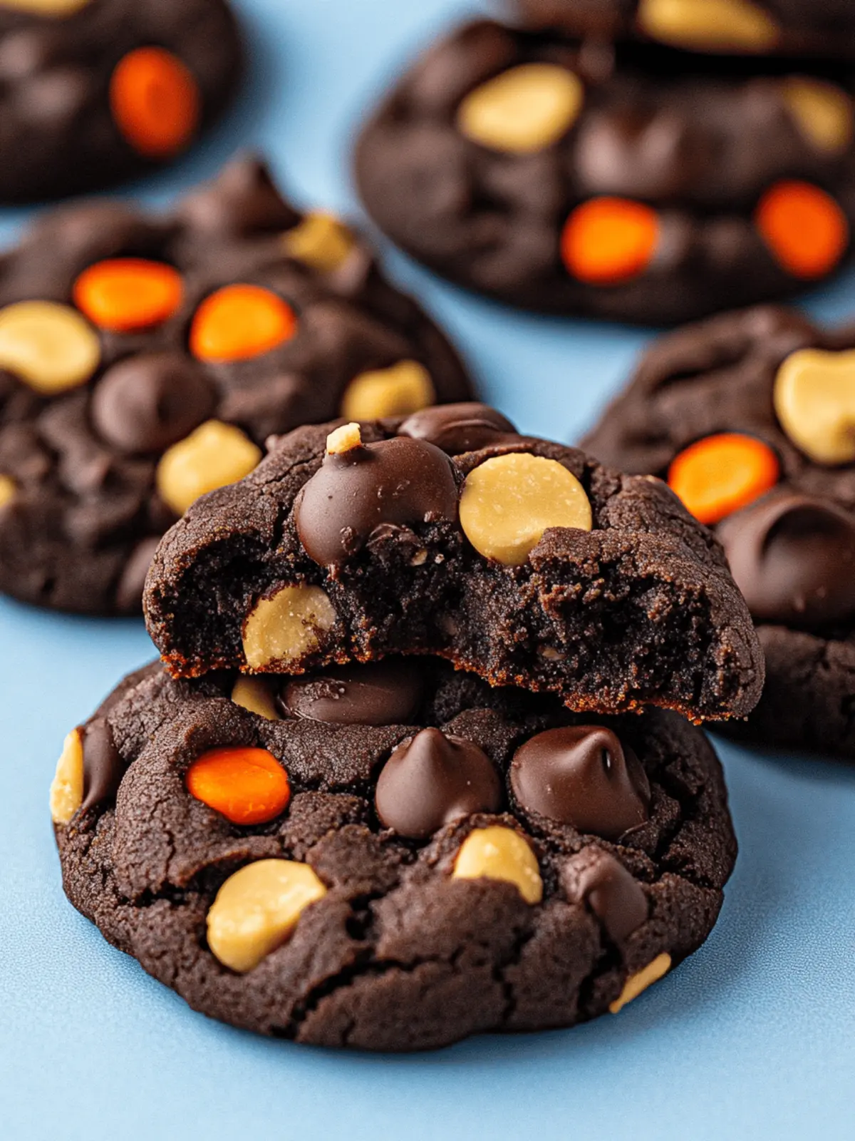 Chocolate Peanut Butter Cookies