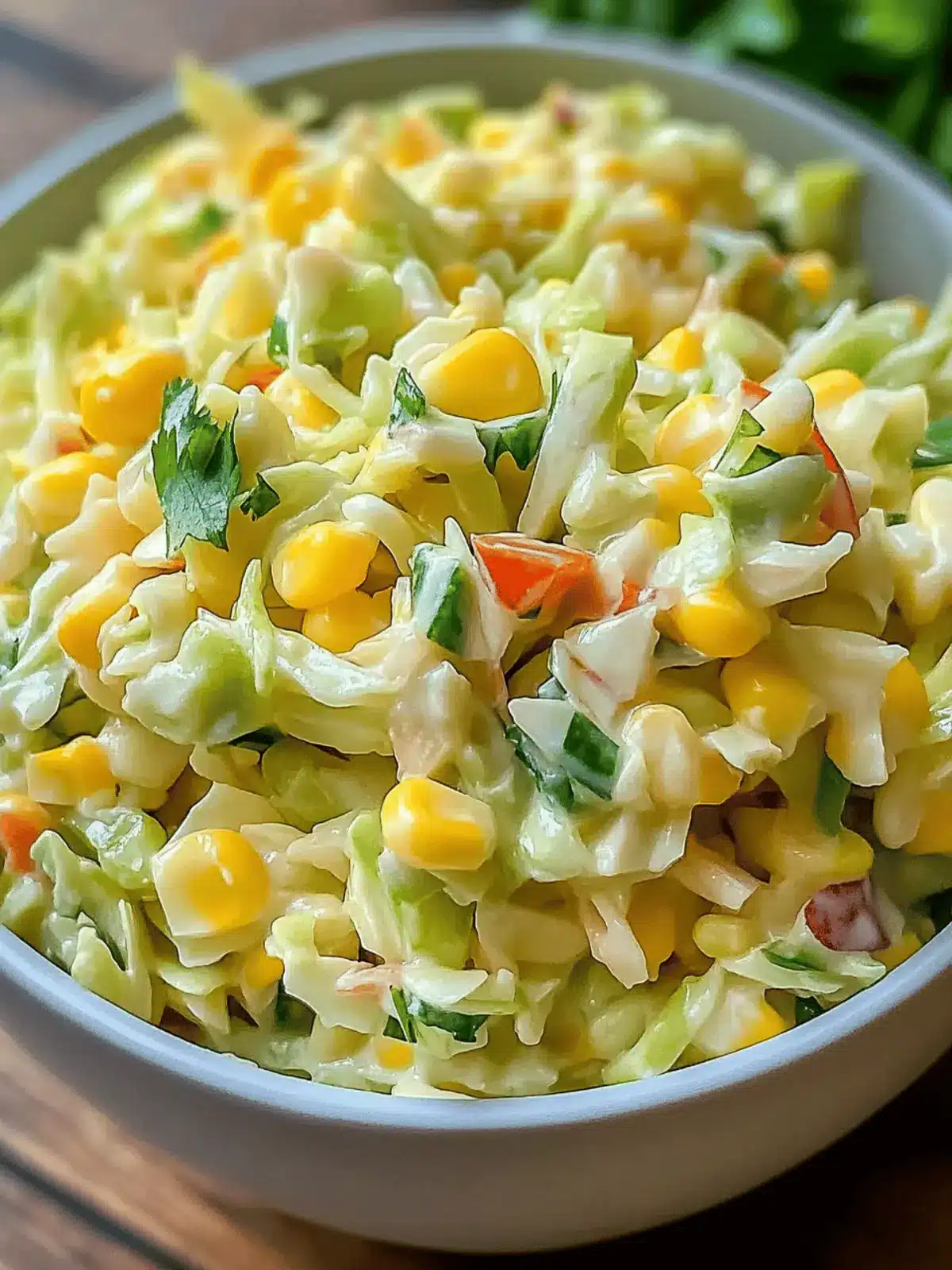 Jalapeno Corn Coleslaw