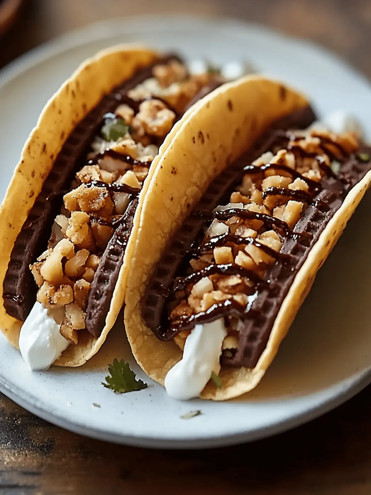 Homemade Choco Tacos