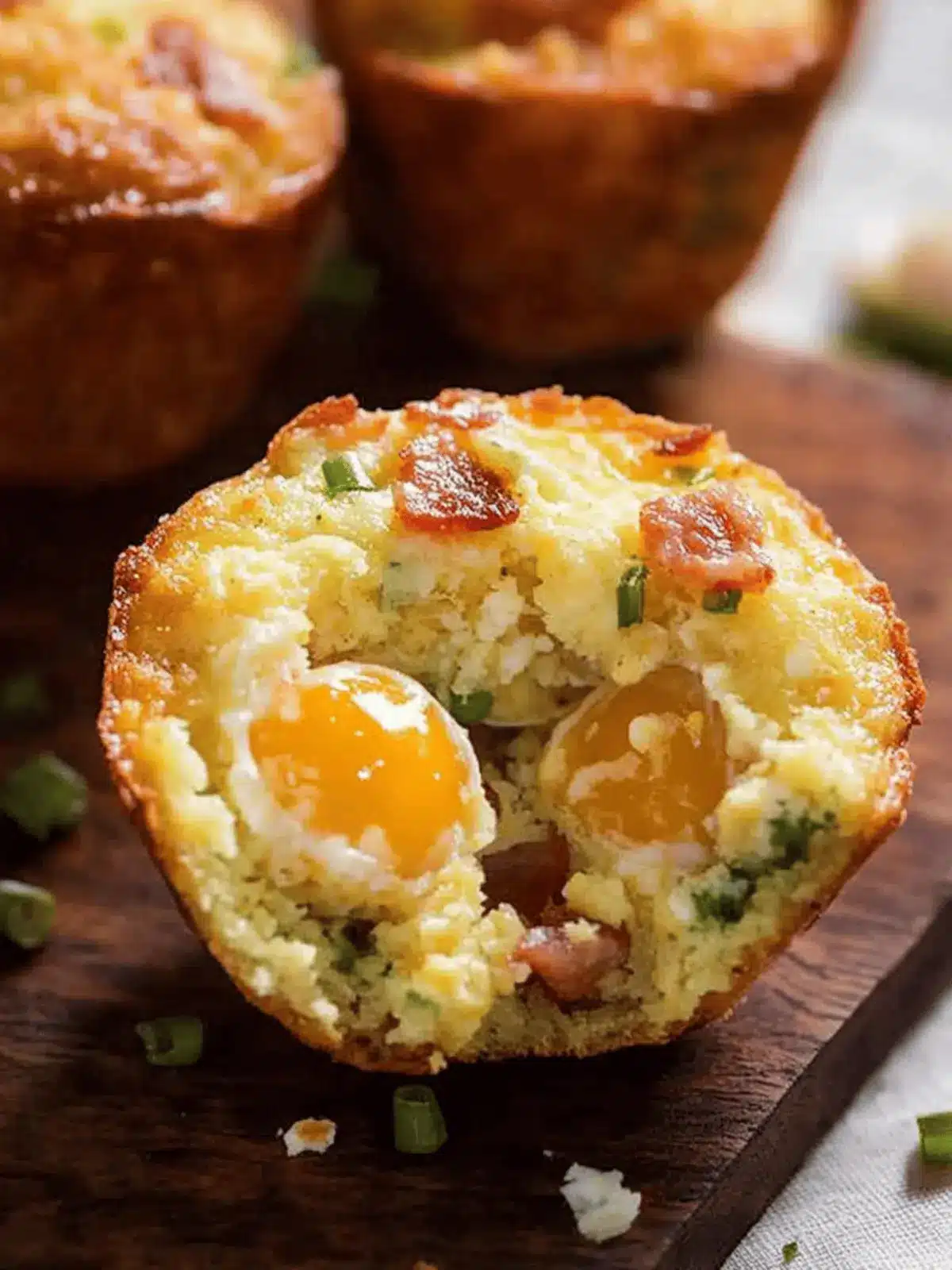 Bacon & Egg Breakfast Muffins