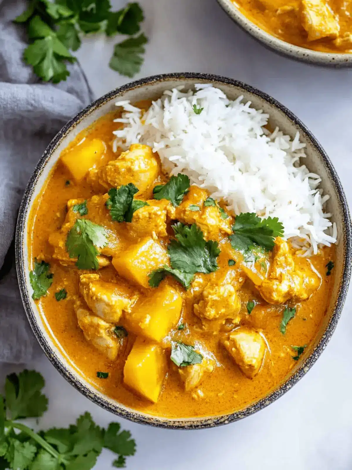 Slow Cooker Mango Chicken Curry
