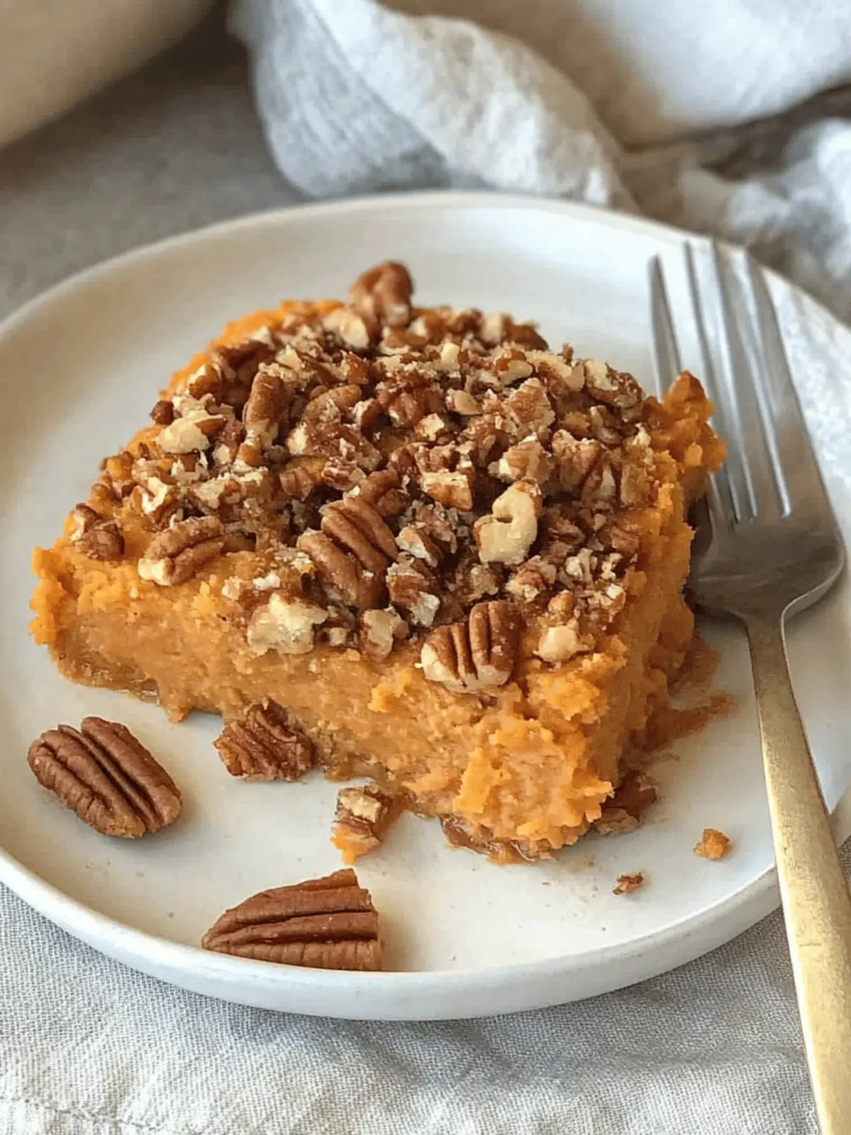 Sweet Potato Casserole with Pecans