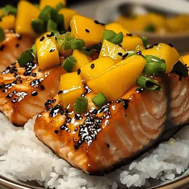 Mango Teriyaki Salmon