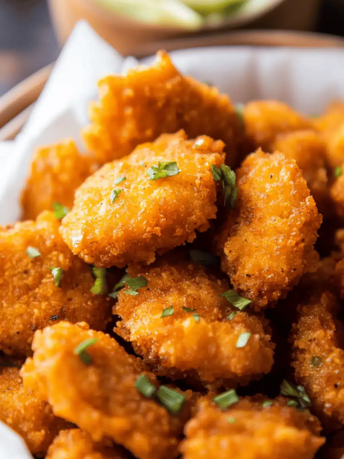 Baked Spicy Chicken Nuggets