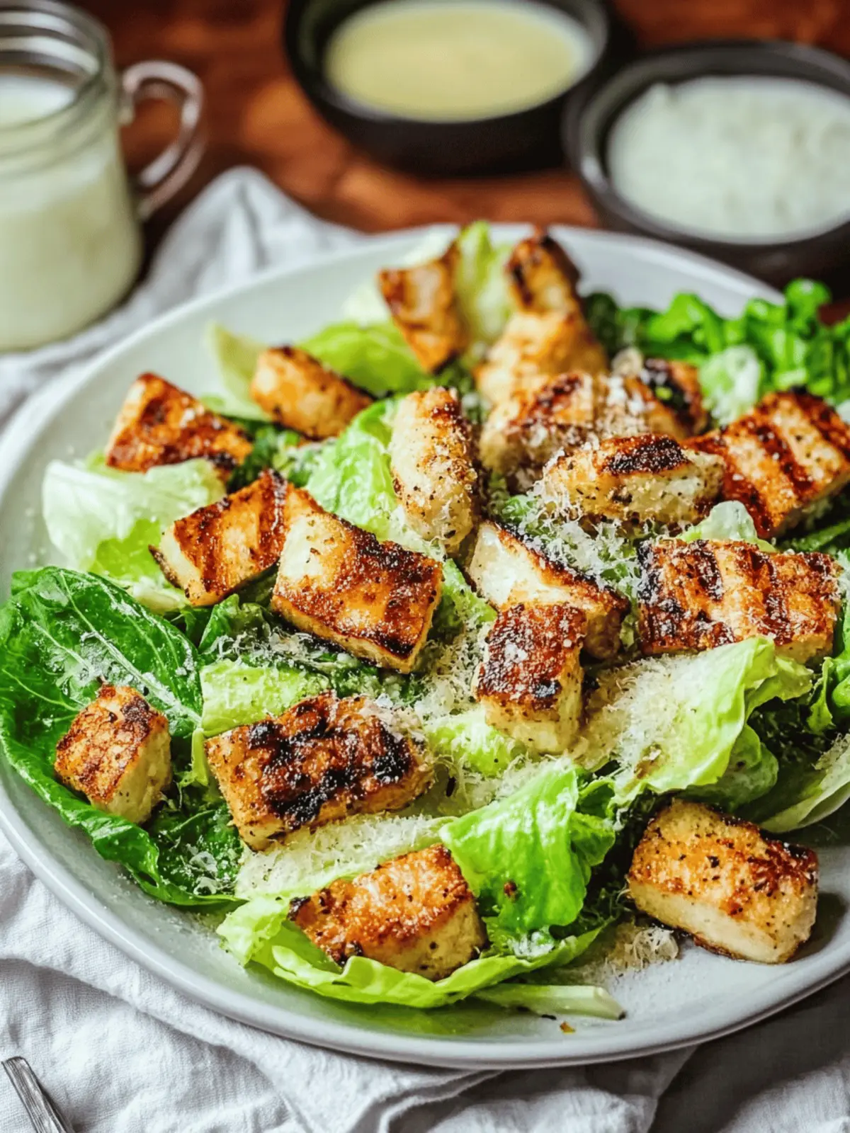 Grilled Caesar Salad