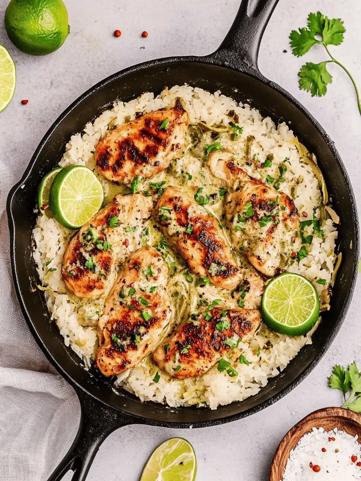 Coconut Lime Chicken Skillet