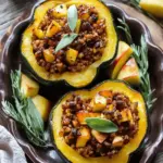 Apple Stuffed Acorn Squash