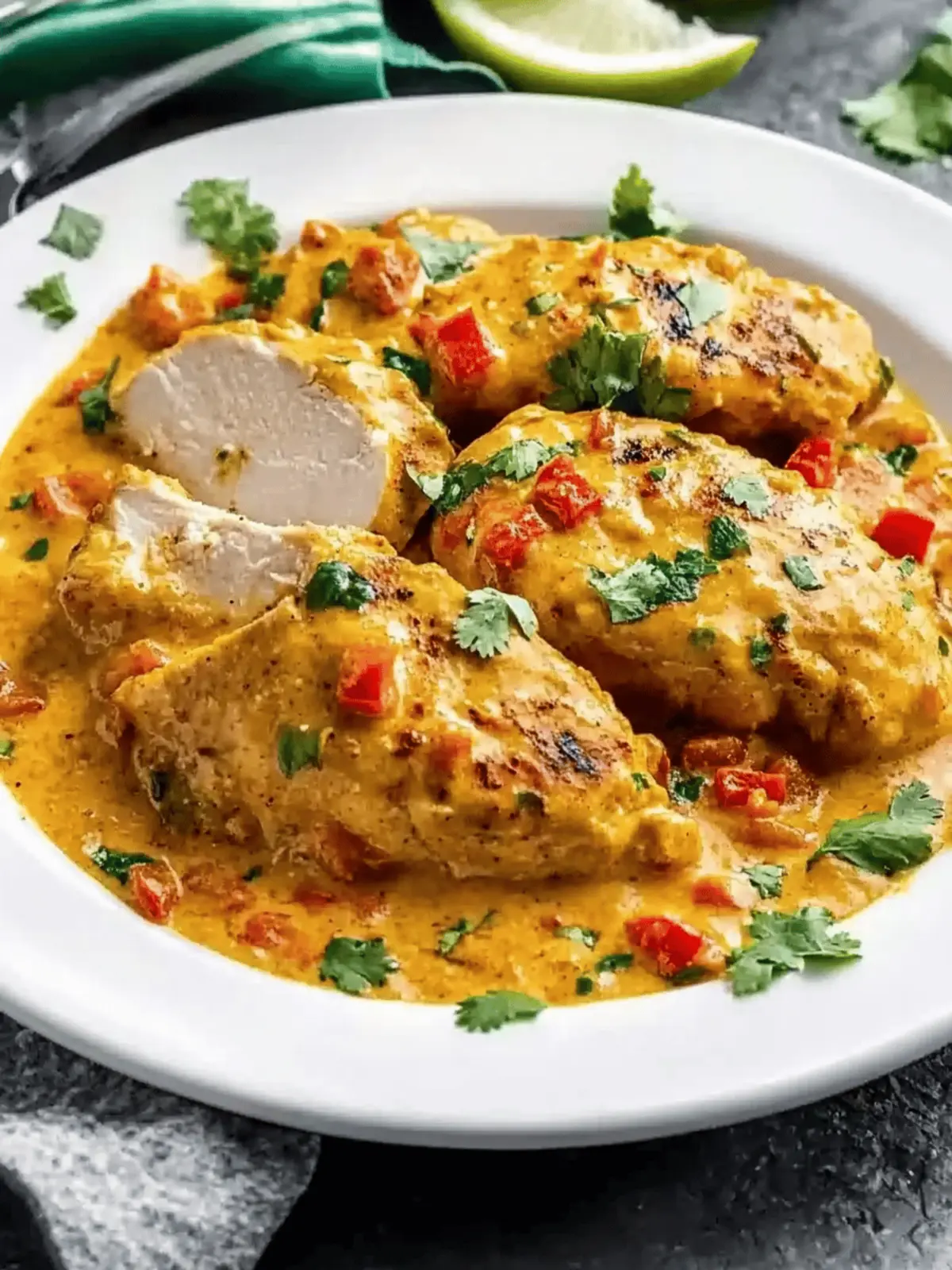 Spicy Brazilian Coconut Chicken