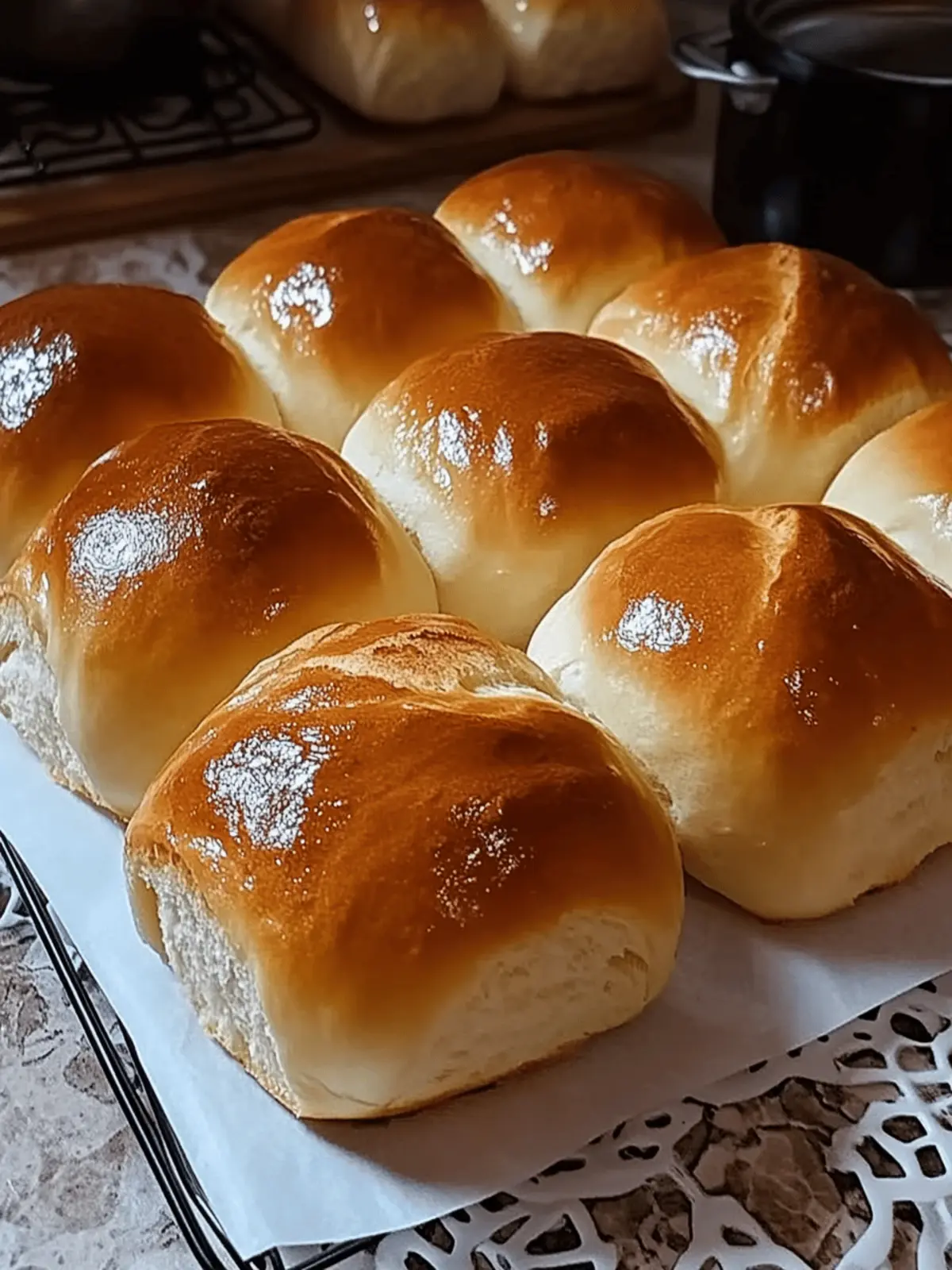 Milk Brioche Rolls