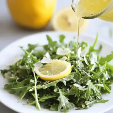 Arugula Salad with Lemon Vinaigrette