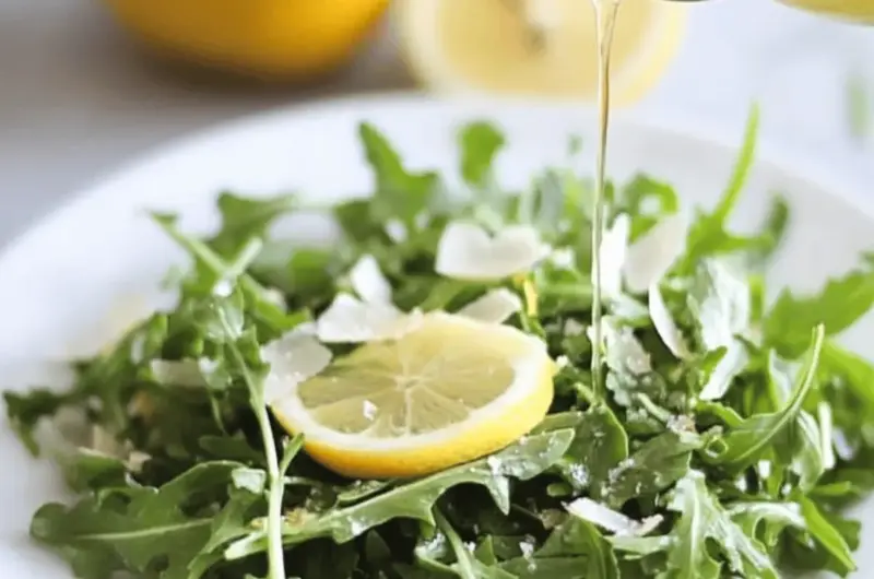 Arugula Salad with Lemon Vinaigrette