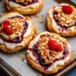 Blueberry Cheese Brioche Buns