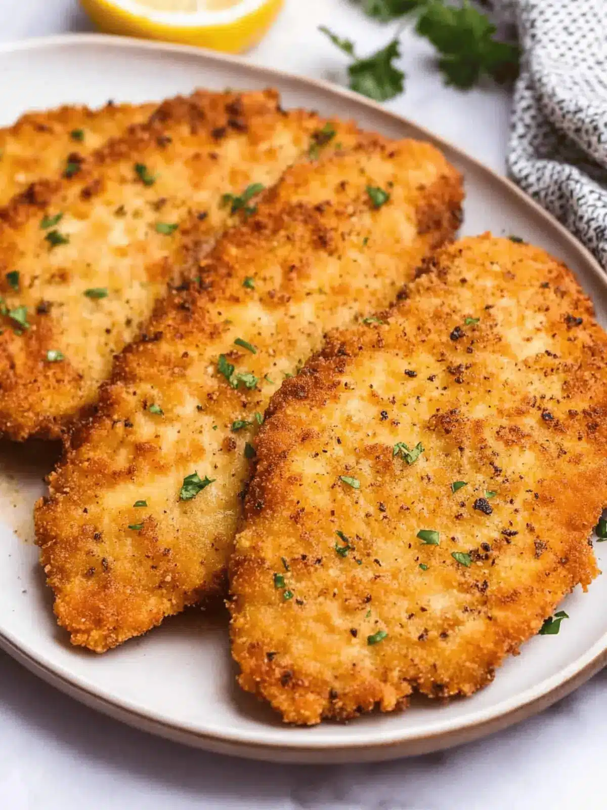 Crispy Air Fryer Chicken Cutlets