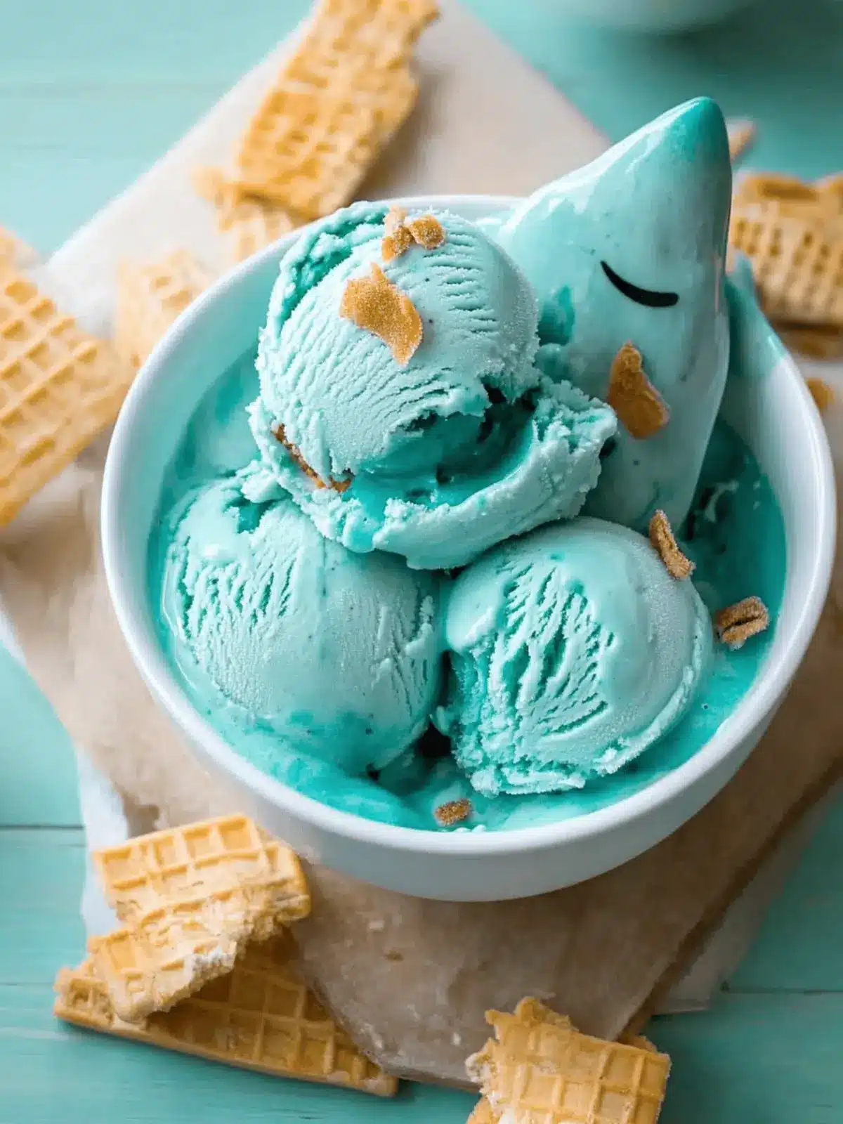Shark Frenzy Ice Cream